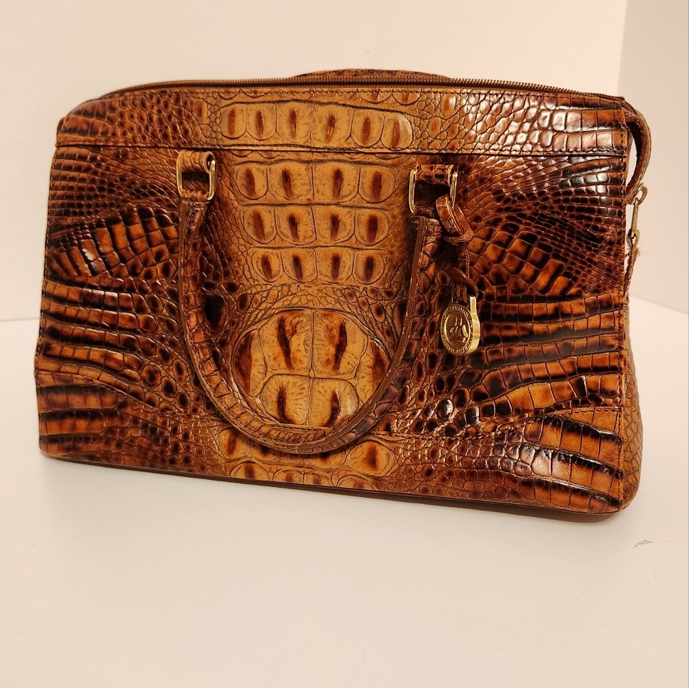 Brahmin Flower Bag Merlot Hamilton